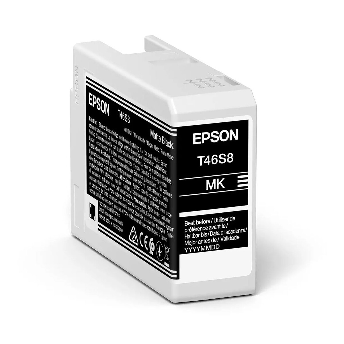 Epson Singlepack Photo Matte Black Ink Cartridge T46S8 UltraChrome Pro 10