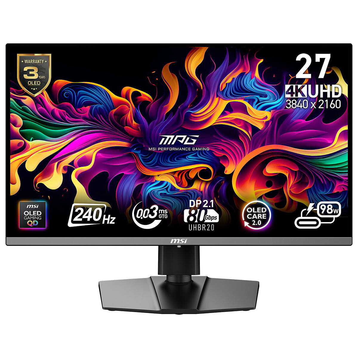 MSI 27-inch QD-OLED Monitor (MPG 272URX)