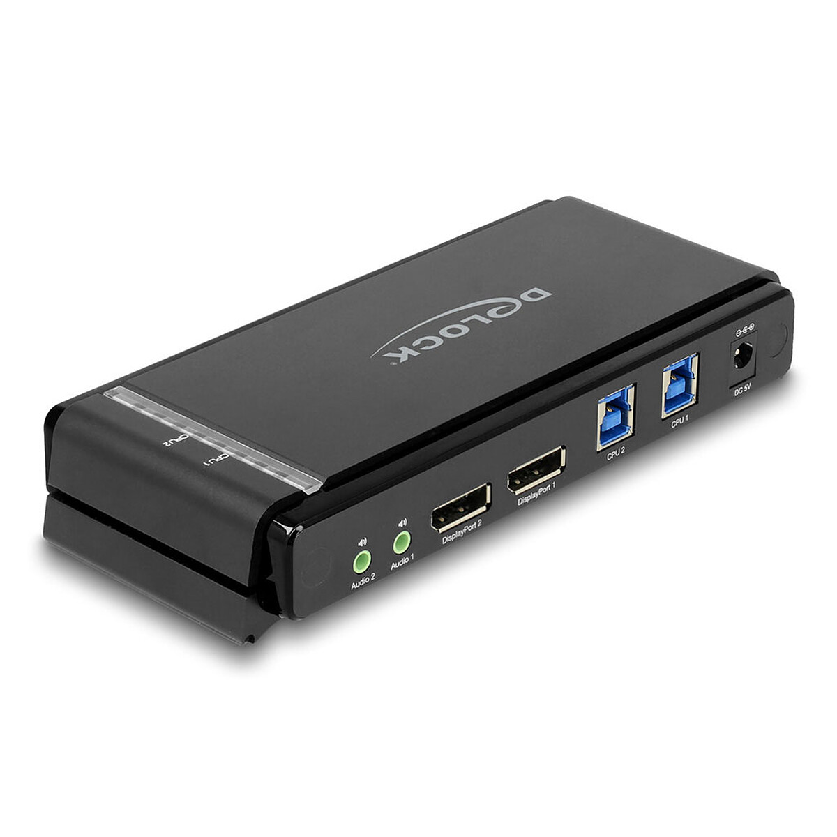 Conmutador Delock KVM DisplayPort 1.4 - 2 computadoras (8K@60Hz)