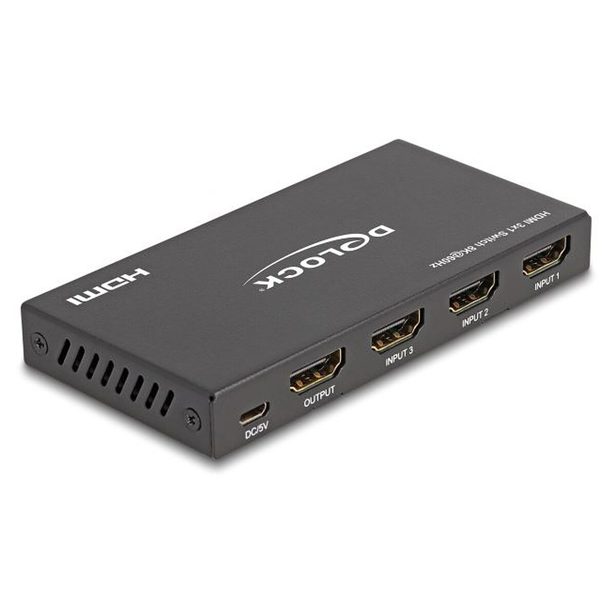 Delock 3-Port HDMI Switch 8K @ 60Hz