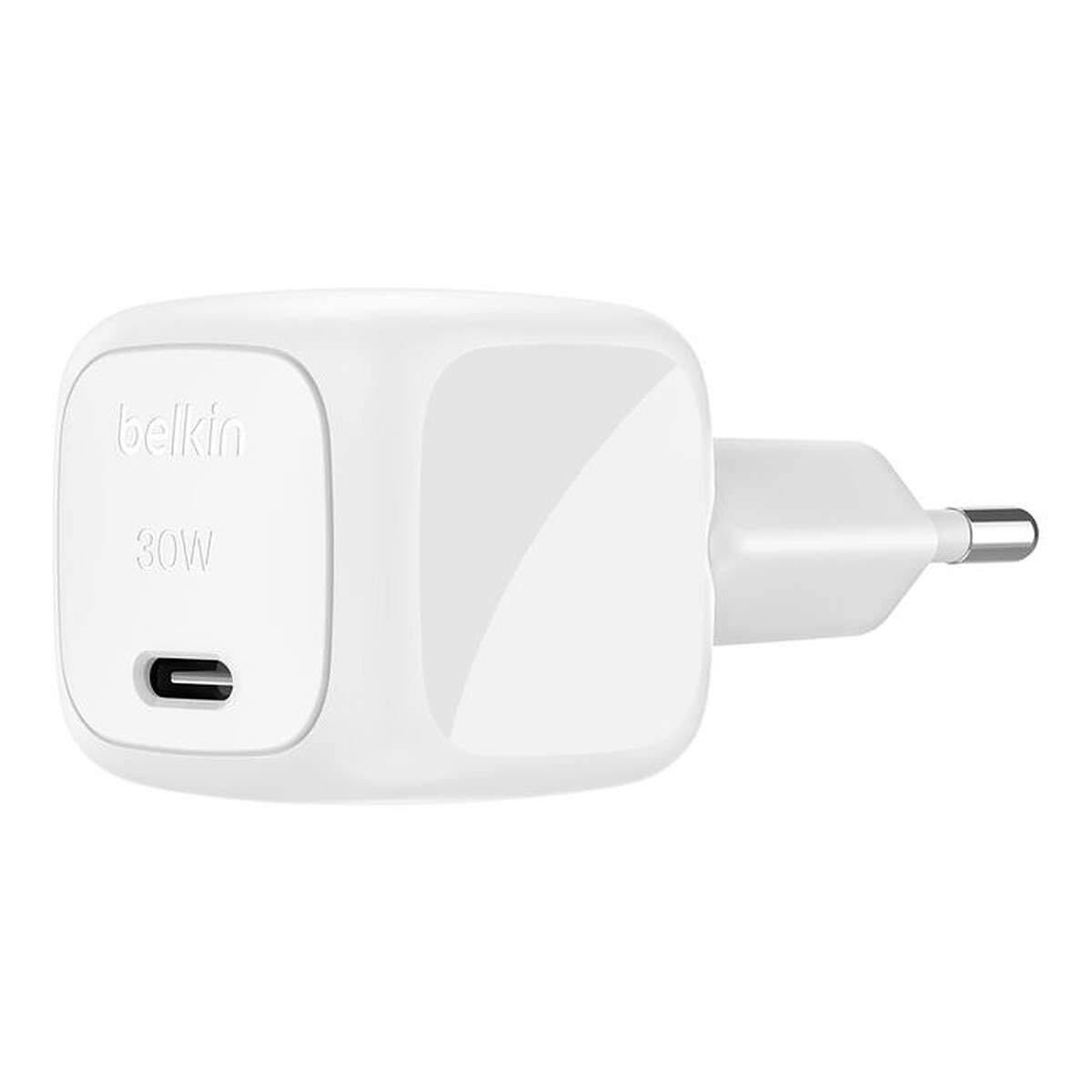 Cargador de pared Belkin 30 W USB-C compacto - Blanco