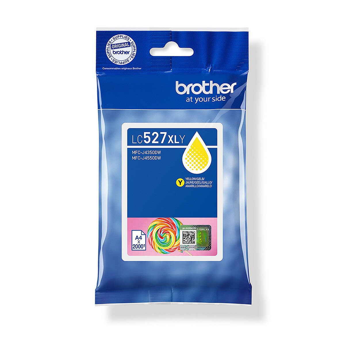 Cartouche d'encre jaune Brother LC527XLY