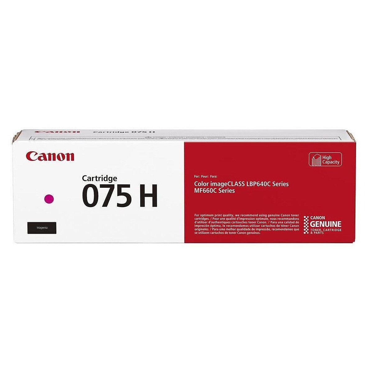 Cartouche de toner Canon 075H Magenta