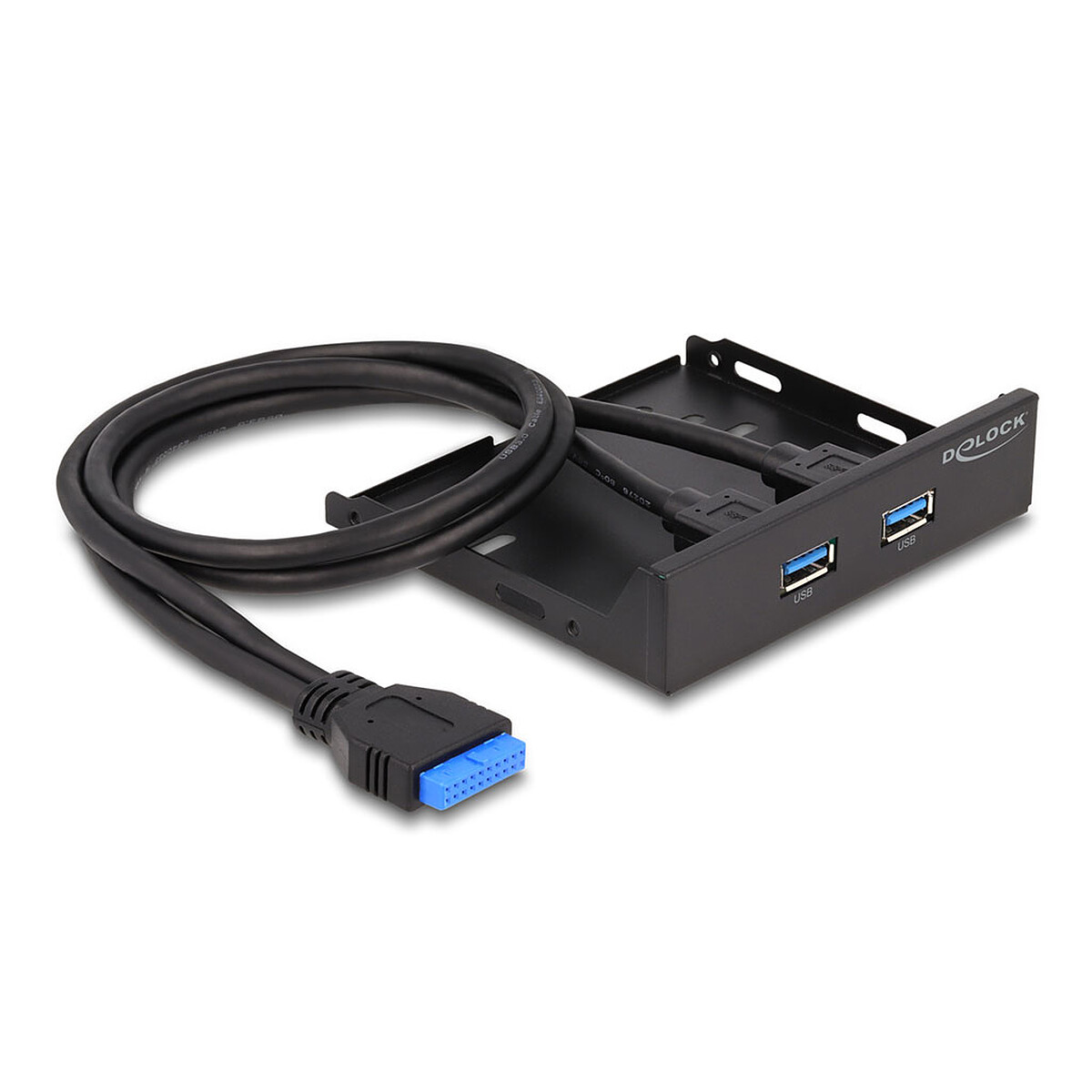 Delock 3.5" Front Panel with 2 USB 3.0 Ports