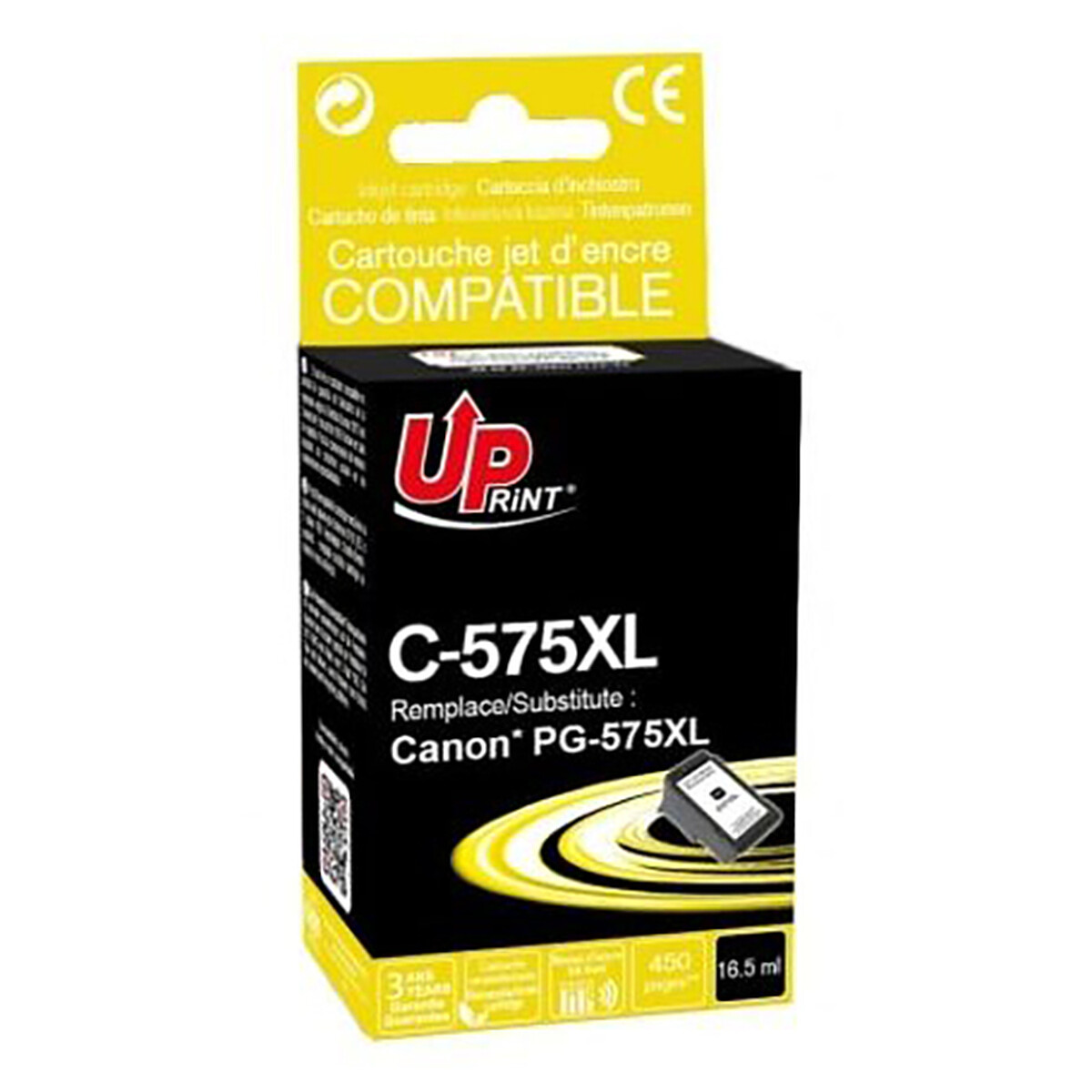 Cartouche d'encre UPrint compatible Canon PG-575XL (Noir, grande capacité)
