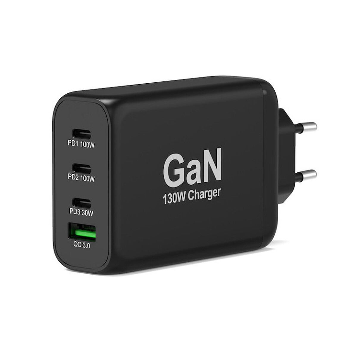 Cargador de pared Port Connect 130W USB-C con cable