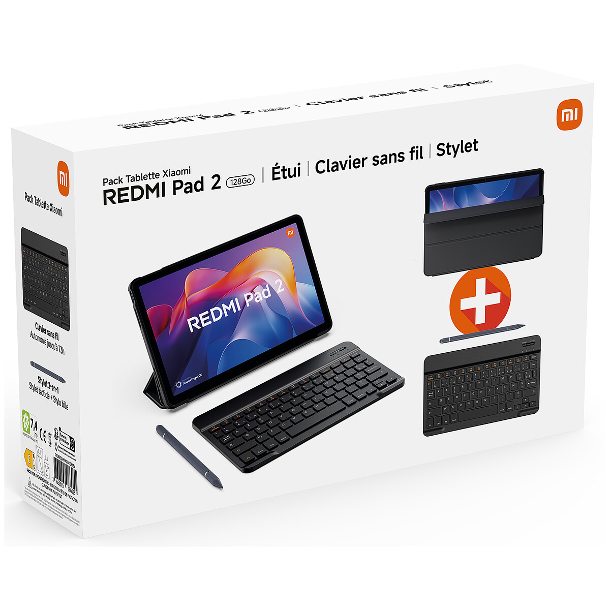 Xiaomi Redmi Pad 2 Grey (4GB/128GB) + Cover + Keyboard + Stylus