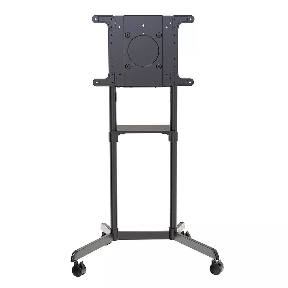 NeoMounts Mobile Stand for 37-70" Screens with Shelf - Black