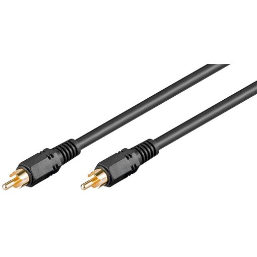 Cable de vídeo Goobay RG59 de 20 metros, RCA macho a macho