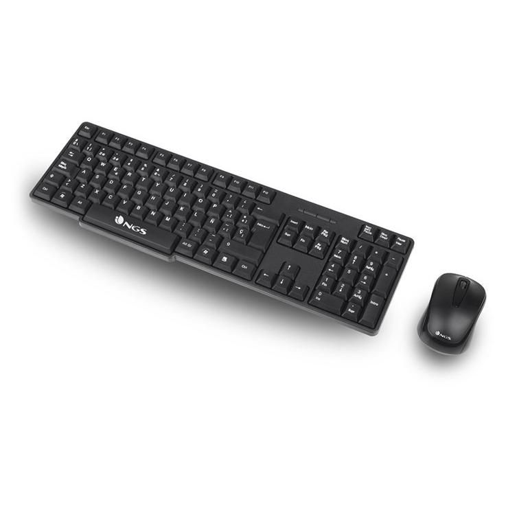 Kit NGS Euphoria - Teclado y ratón inalámbricos