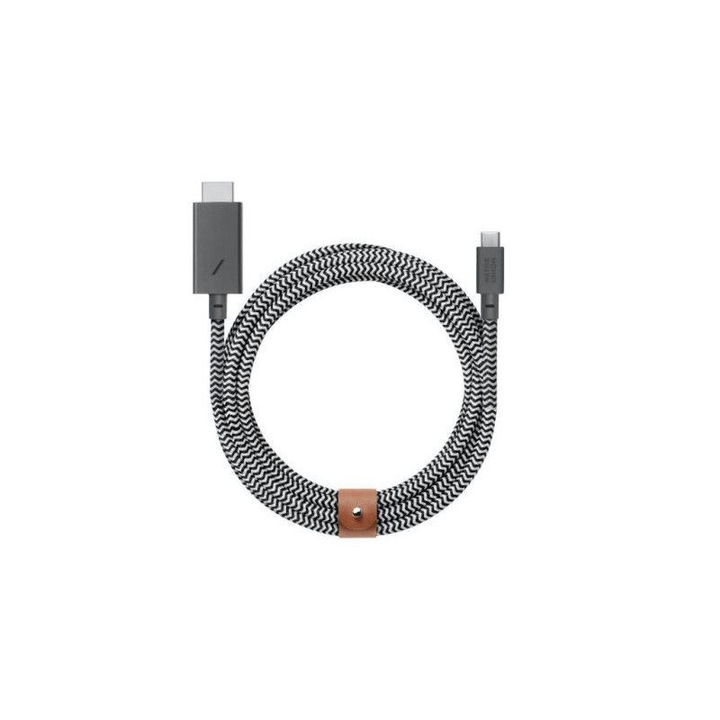 Native Union USB-C to HDMI Cable 3m Black and White