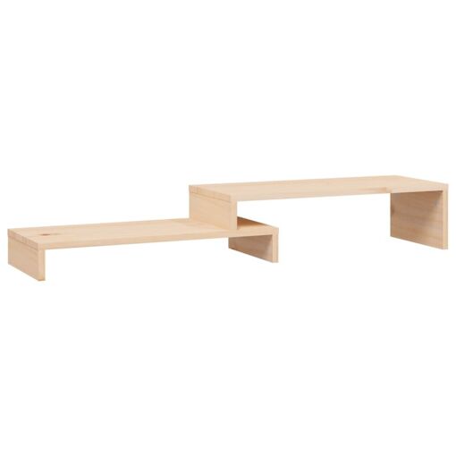 Soporte para monitor VIDAXL, 17,5-39,4 x 8 x 6 pulgadas, Madera de pino sólida