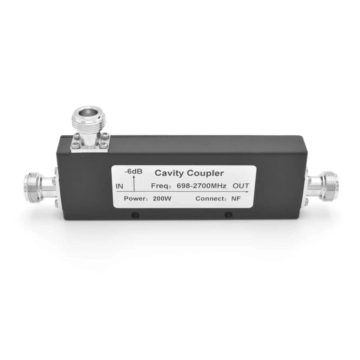 Coupleur à cavité RANGEFUL 6dB, connectrice N-femelle pour une distribution inégale des signaux LTE CDMA GSM vers DCS 3G 4G 5G amplificateur de signal répétiteur