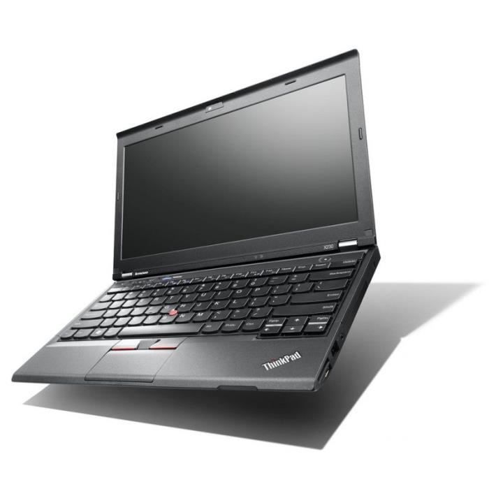 Ordinateur portable Lenovo X230i - Processeur Intel i3 - Fréquence 2,4 GHz - Mémoire 8 Go DDR3 - Disque 240 Go SSD - Écran 12,5" - Résolution 1366x768 - Clavier AZERTY FR - Windows 10 PRO
