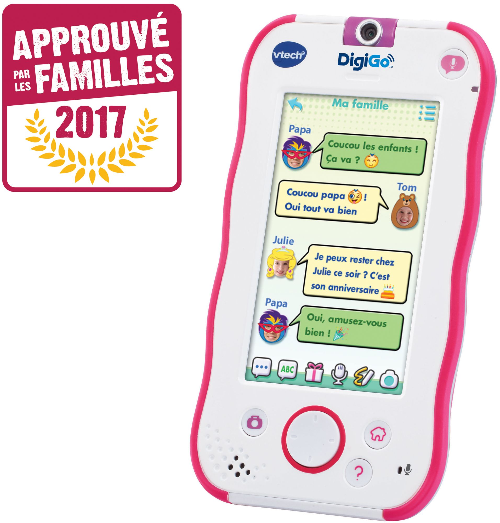 VTech DigiGo 4 Go Tablet, 4.3-Inch, Pink