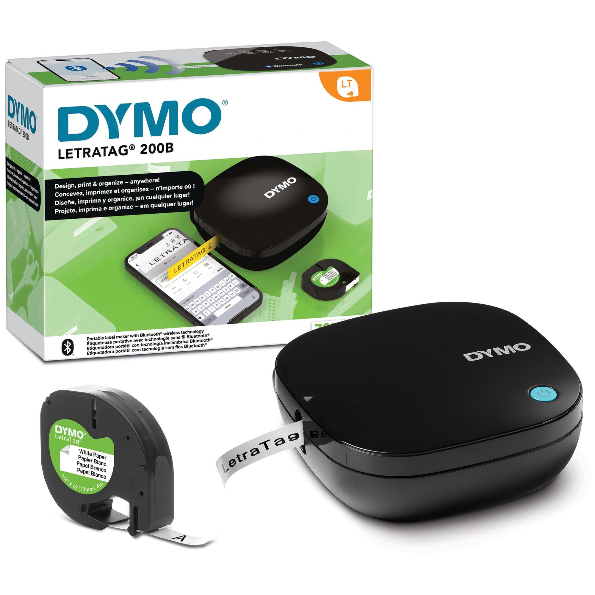DYMO LetraTag 200B Bluetooth Label Printer - Compact & Wireless