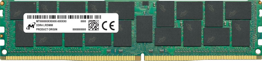 Módulo de memoria Micron 64GB ECC (1x64GB, 3200MHz, 288 pines DIMM)