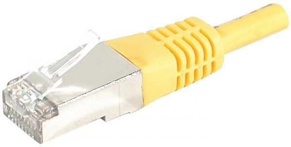 Dexlan Cat6a RJ45 Patch Cable S/FTP, Yellow - 25m