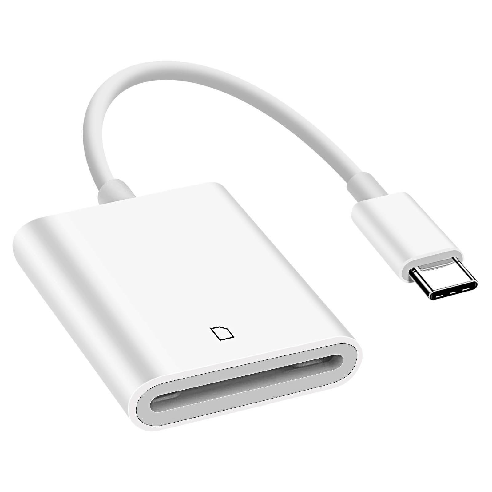 Avizar SD Card Reader Adapter USB-C White