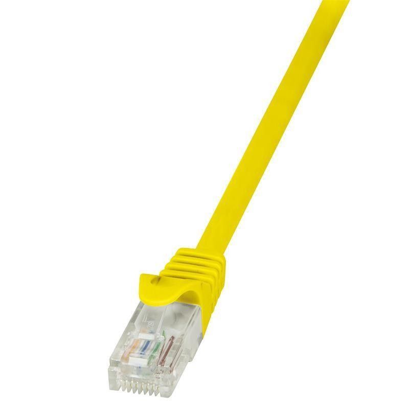 Câble de connexion LogiLink EconLine RJ-45 UTP Cat 6, jaune