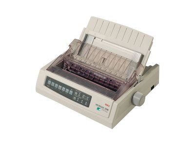 Impresora OKI Microline 3390eco - Monocromática - Matriz - Formato A4 - Resolución 360 dpi - 24 agujas - Velocidad hasta 390 caracteres por segundo - Paralela, USB