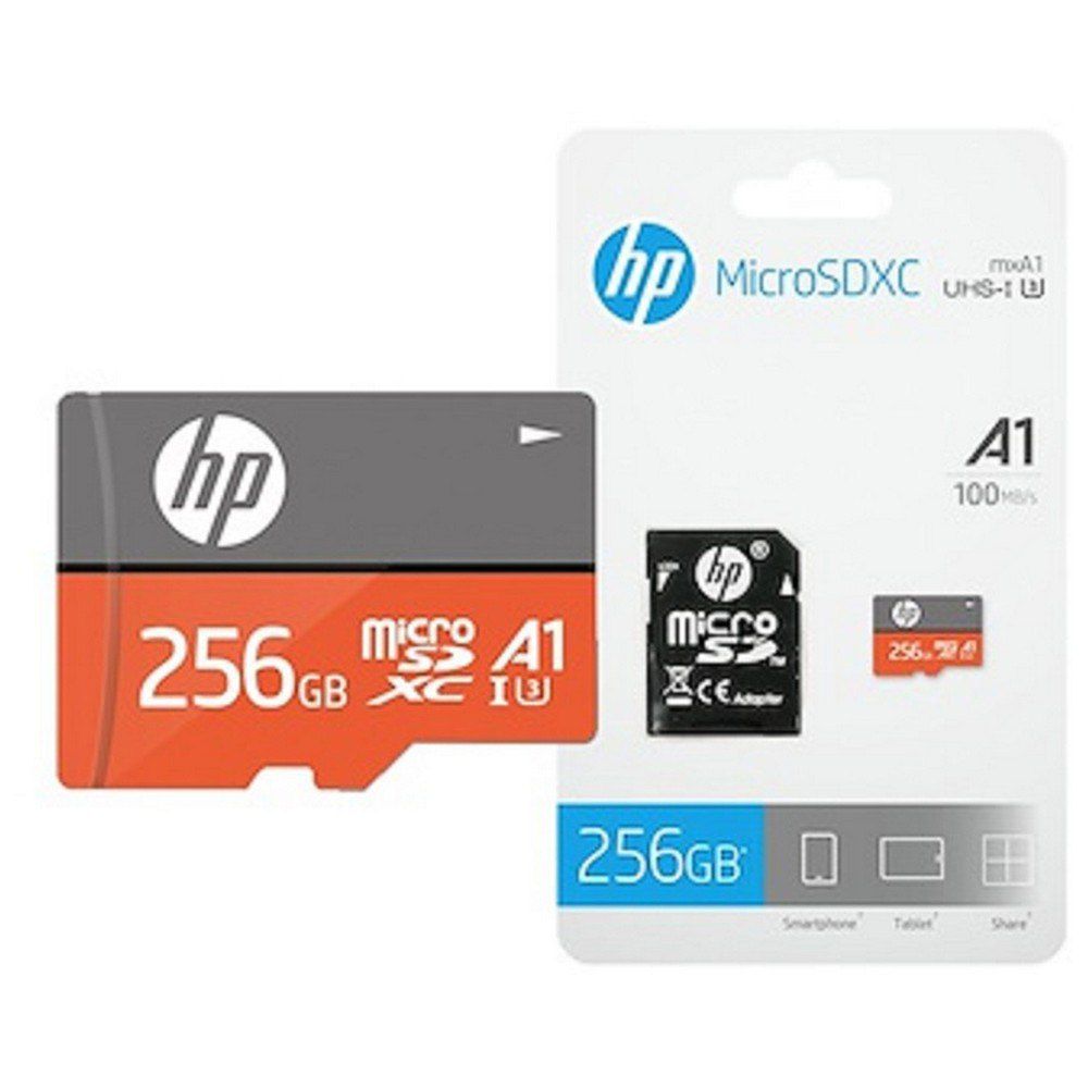 HP U MicroSDXC 256GB UHS-I 3 Adapter Memory Card