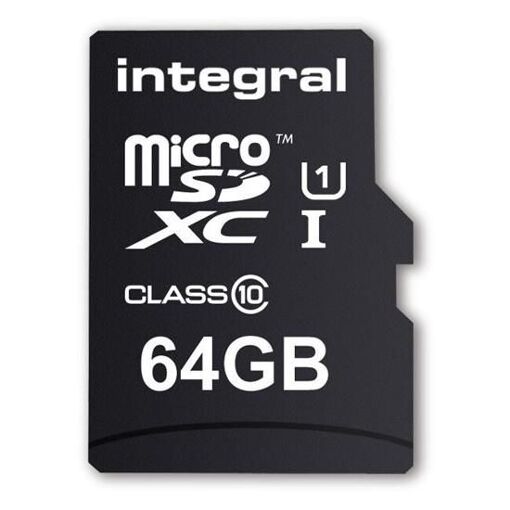 Integral UltimaPro 64GB MicroSDXC UHS-I Card (with SD Adapter)