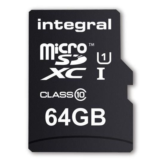 Tarjeta de memoria Integral UltimaPro 64 GB microSDXC UHS-I (con adaptador SD incluido)