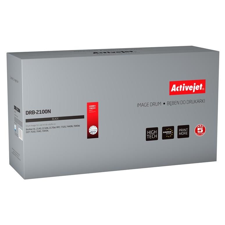 Activejet DRB-2100N Drum (Replacement for Brother DR-2100; 12,000 Pages; Black)