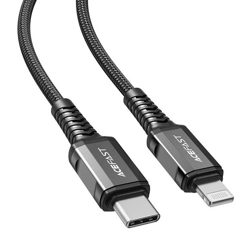 Acfast USB-C to Lightning Cable C1-01, 1.2m (Black)