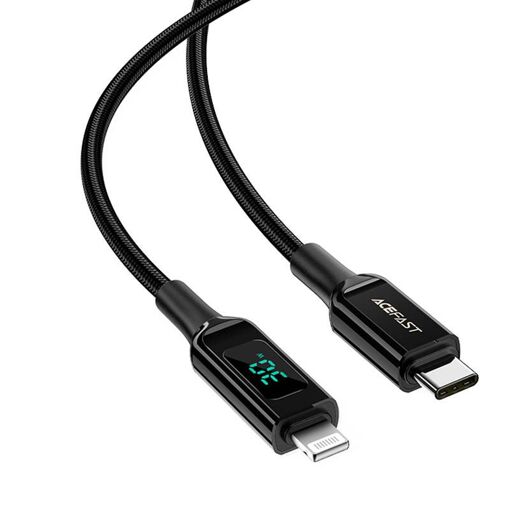 Cable USB-C a Lightning Acefast C6-01, 1,2 m (Negro)