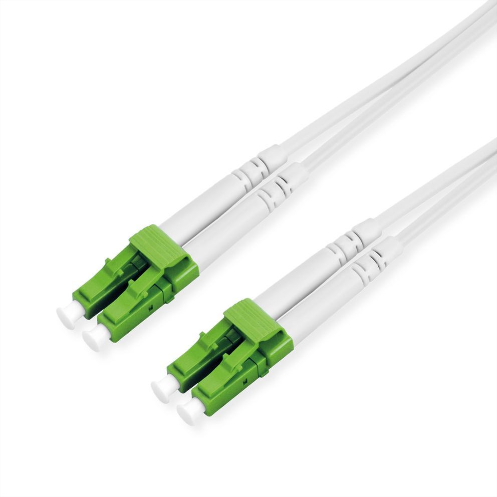 Roline Fiber Optic Cable 10m 2x LC OS2 White