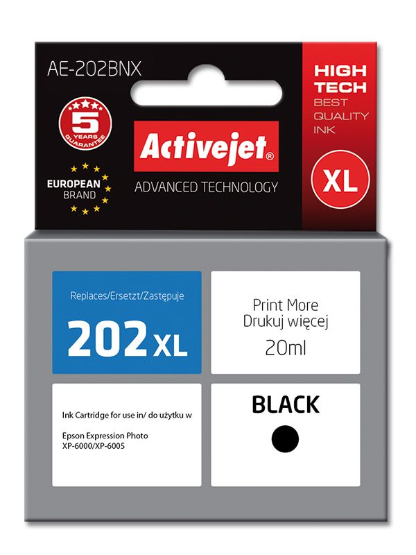Activejet AE-202BNX Ink Cartridge (Epson 202XL G14010 Replacement)