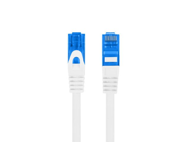 Lanberg Cat6a Network Cable - 1m, White (S/FTP)