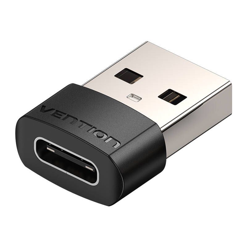 Vention USB-A to USB-C Cable Adapter, Black