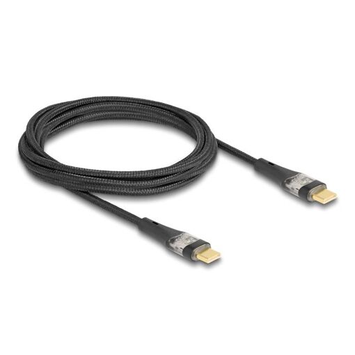 Delock USB-C Cable 2m USB 2.0 C - Black