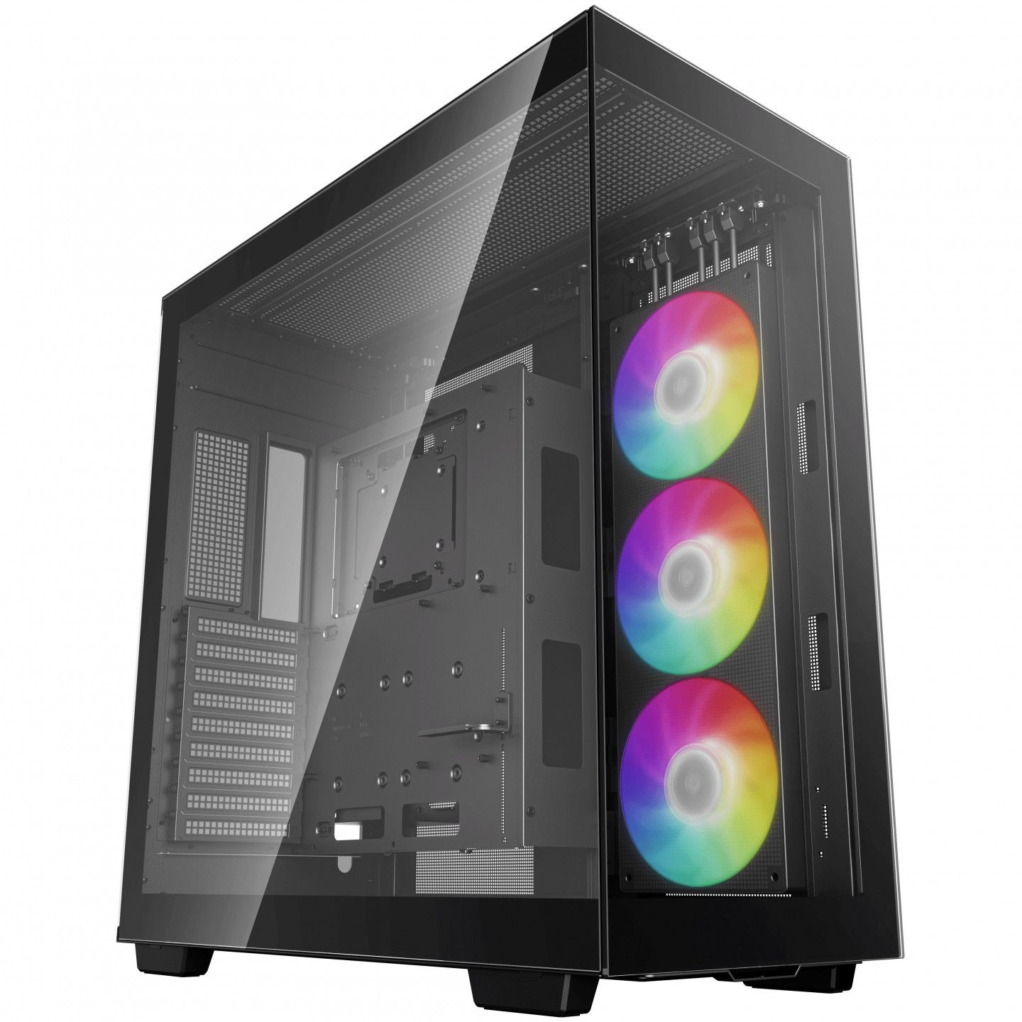DeepCool CH780 - Mid-Tower Case - Black - RGB - Tempered Glass