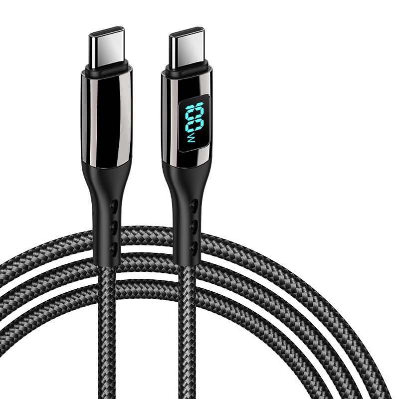 INF 100W USB-C PD Fast Charging Cable - Black, 3m