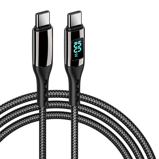 Câble de charge rapide USB-C PD 100 W - Noir, 3 m