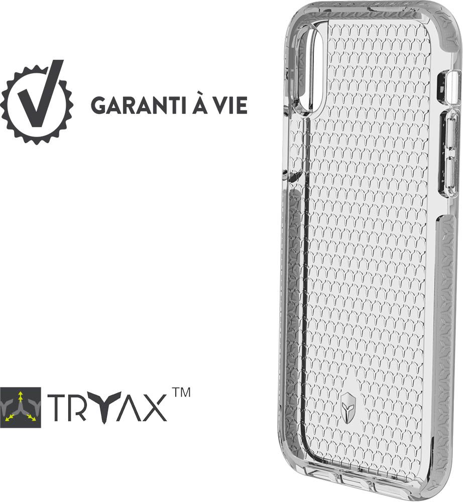 FORCE CASE FCLIFEIP8S - Reinforced Case for iPhone X/XS, Silver