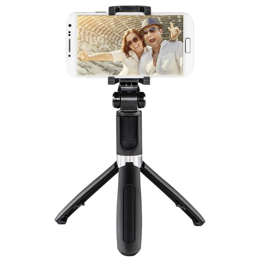 Hama Funstand 57 Selfie Stick for Smartphone, Black