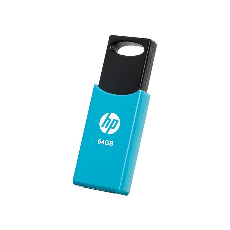 HP v212w 64GB USB Flash Drive Type-A 2.0 Black and Blue