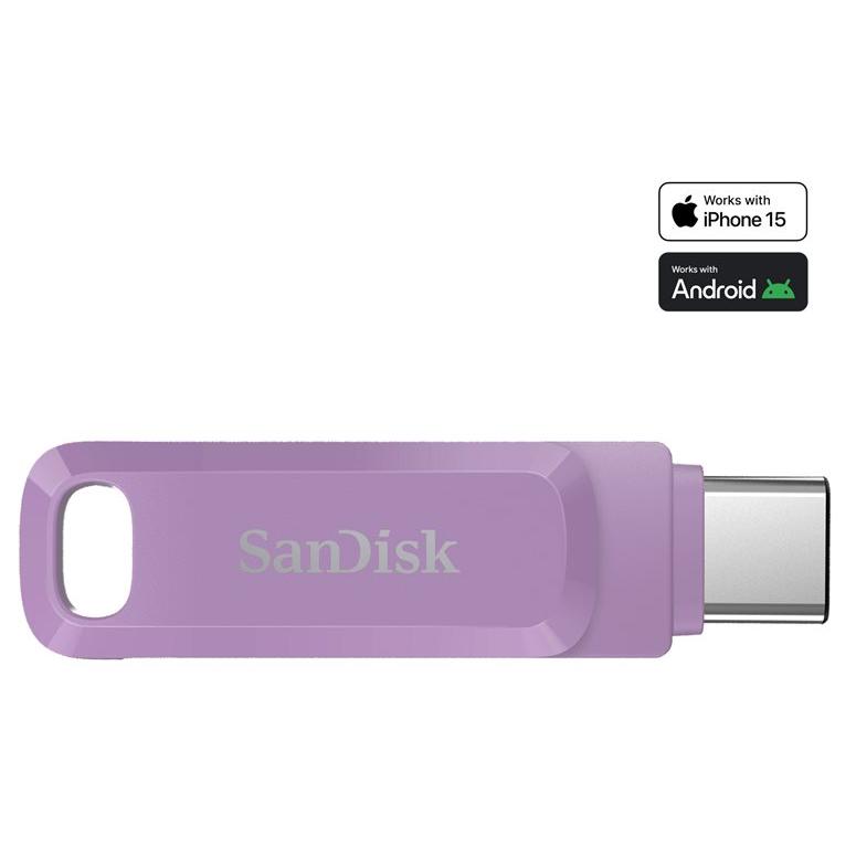 SanDisk Ultra Dual Drive Go - 1TB USB Flash Drive - USB 3.2 Gen 1 / USB-C - Purple