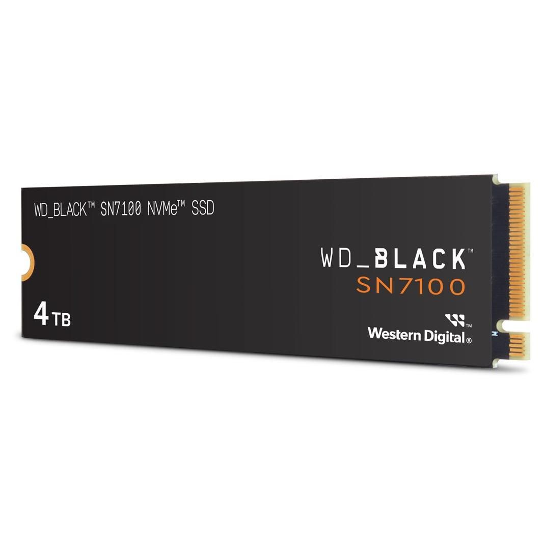 Disque dur SSD Western Digital Black SN7100 4 To - Format M.2 2280 PCIe 4.0 x4 (NVMe)