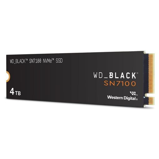 Disque dur SSD Western Digital Black SN7100 4 To - Format M.2 2280 PCIe 4.0 x4 (NVMe)