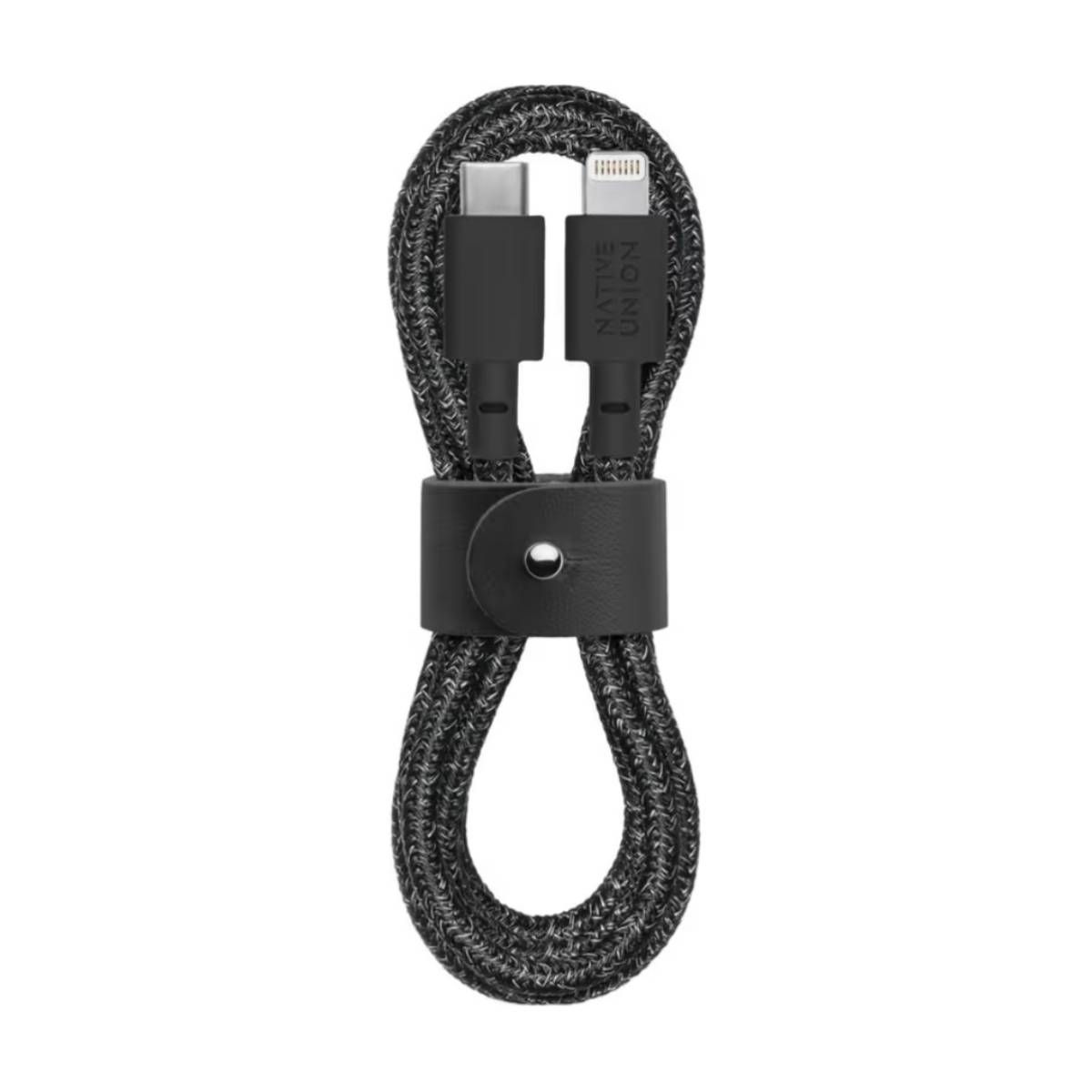Cable USB-C a Lightning de 1,2 m Eco Cinturón de Native Union Negro