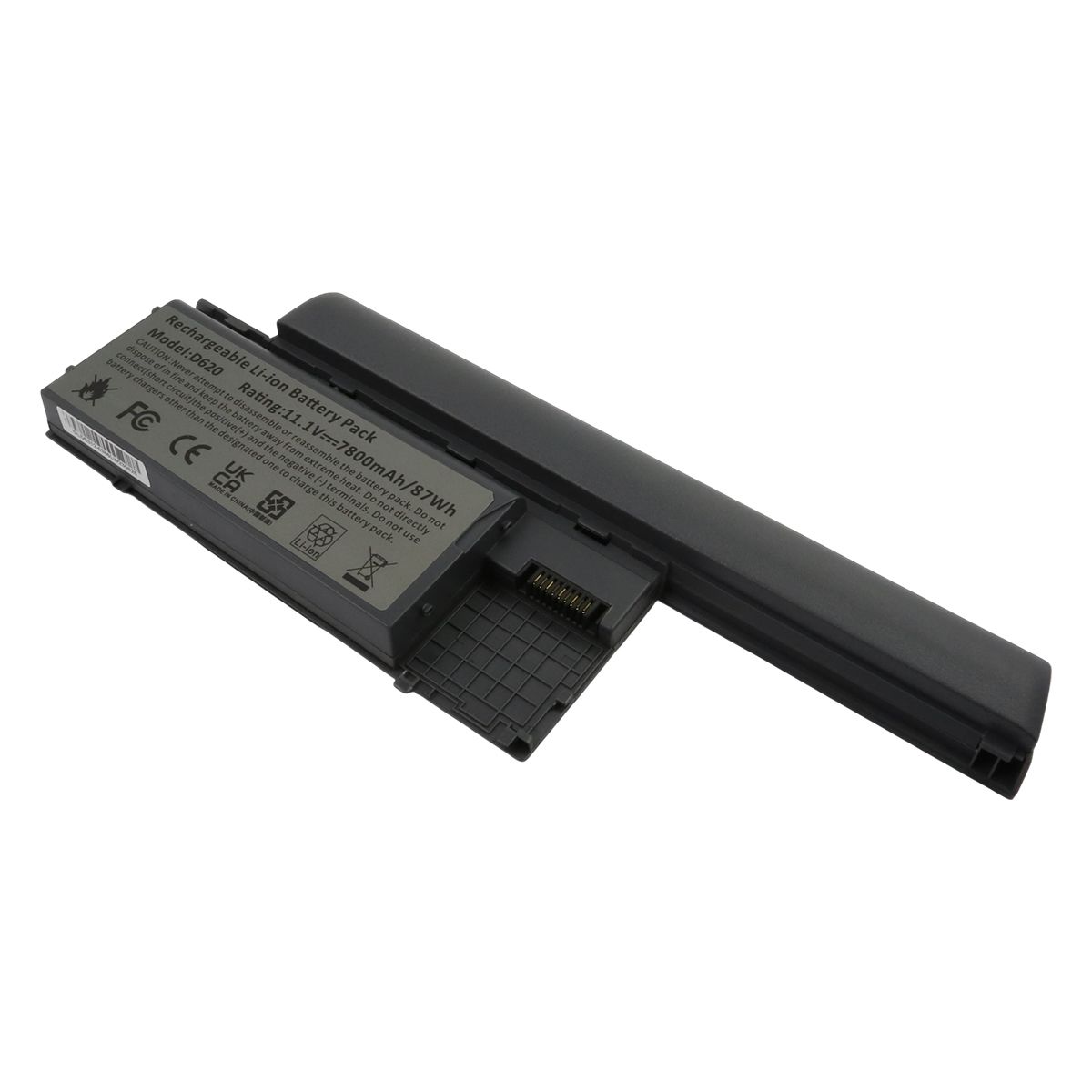 Avizar Li-ion 11.1V 7800mAh (87Wh) Battery for Dell Latitude D620/D630