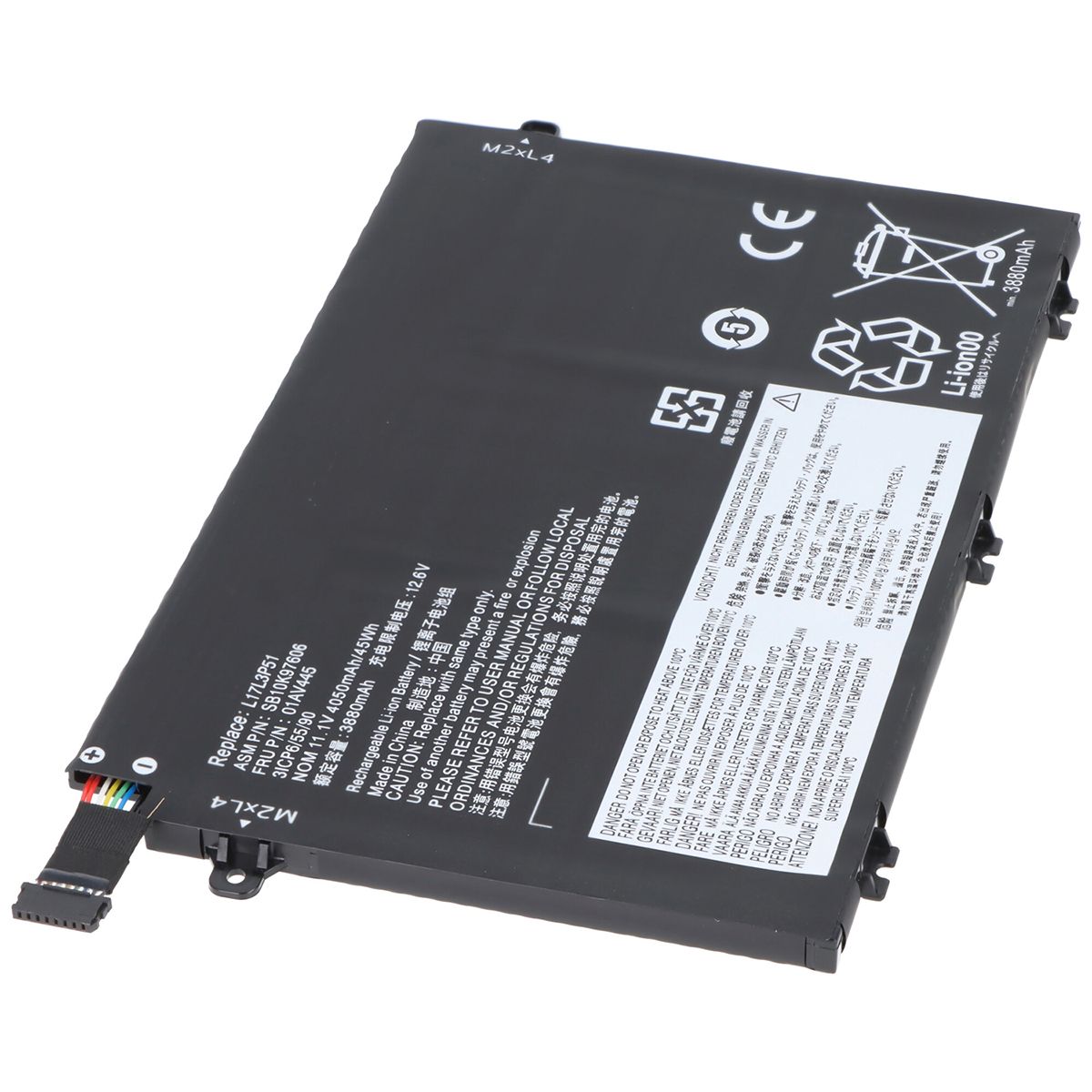 Lenovo ThinkPad E490 Li-Polymer Battery 11.4V 4050mAh 45Wh Black
