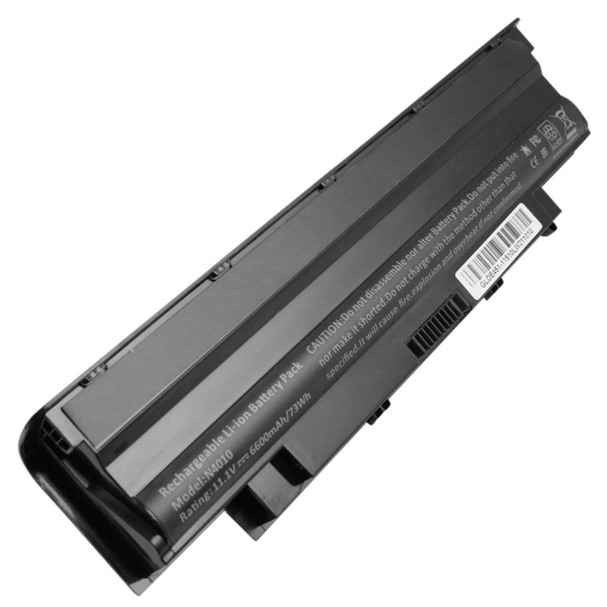 Dell Inspiron 13R/14R Li-ion Battery (11.1V, 6600mAh) - Black