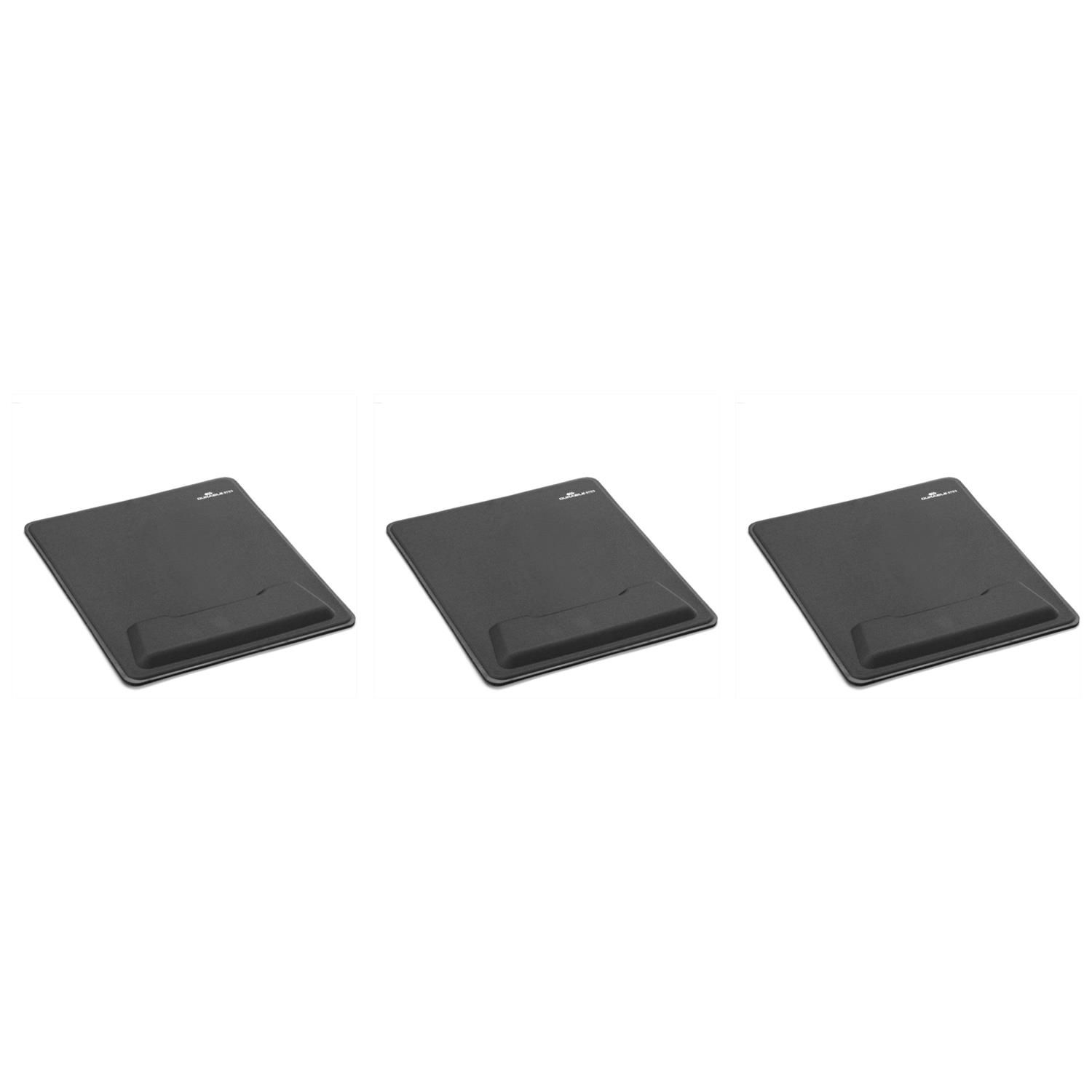 Durable Ergonomic Mouse Pad Set of 3 with Wrist Rest (Charcoal)
